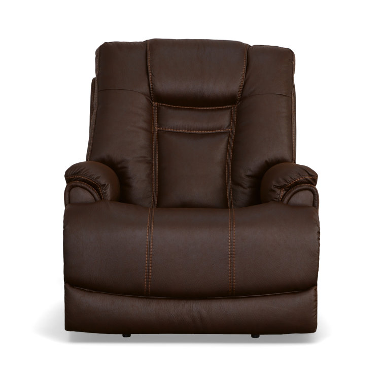 Flexsteel Marley Dark Brown Power Recliner with Power Headrest